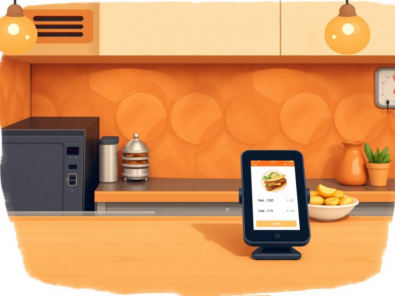 Vento POS funcionando en una taquería